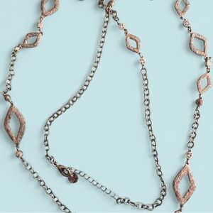 Alfani Elegant Long Gold Chain Necklace